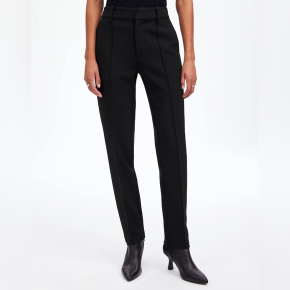 Madewell Pants - Madewell Mid-Rise Slim Ankle Pant in True Black
